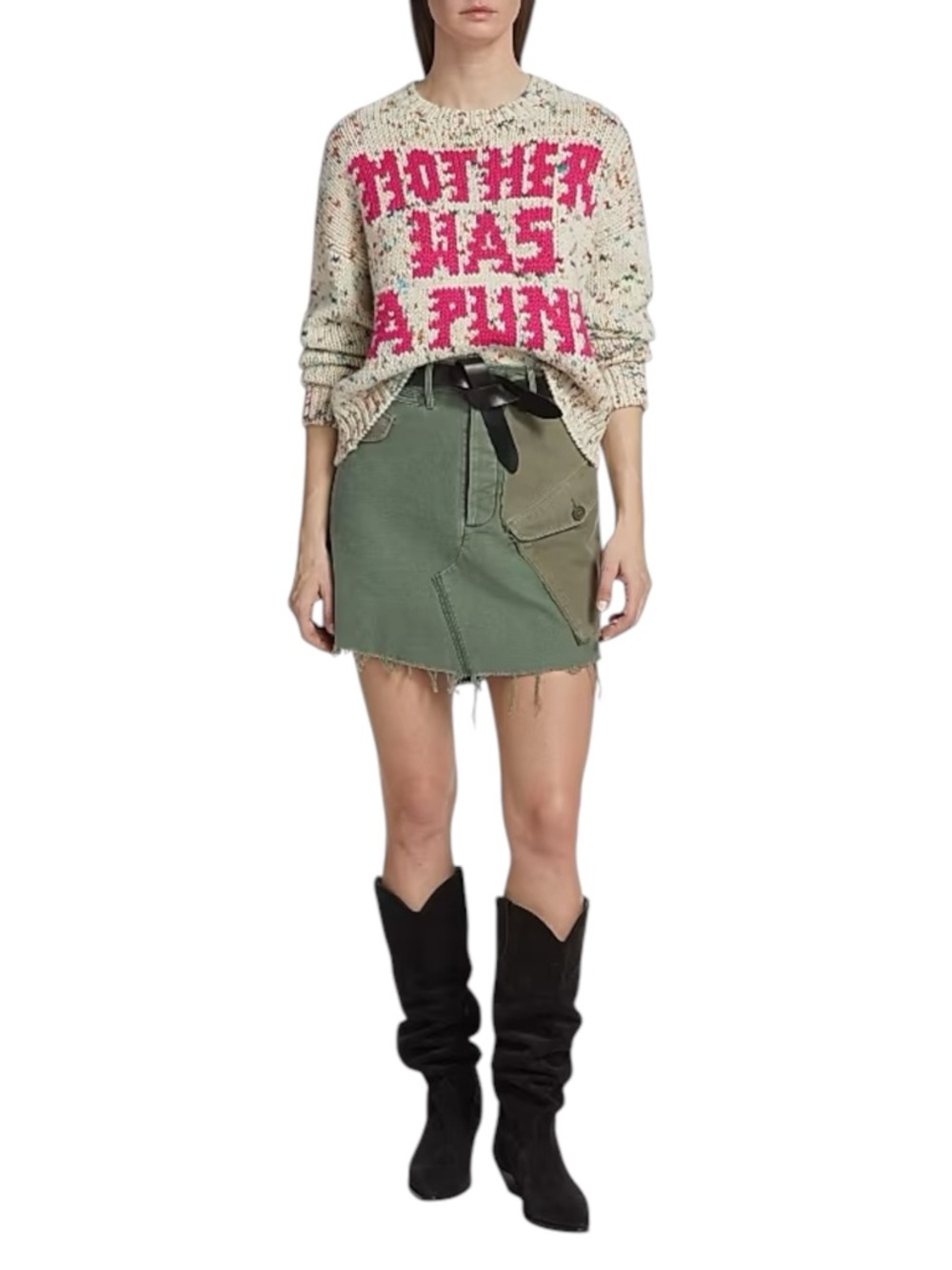 MOTHER - Mother Was a Punk Speckle Sweater